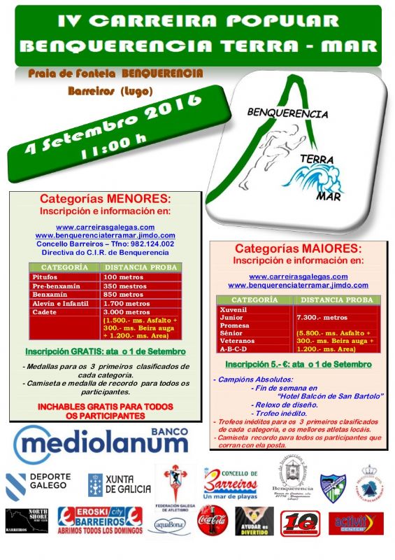 4ª Carreira Popular Benquerencia Terra – Mar